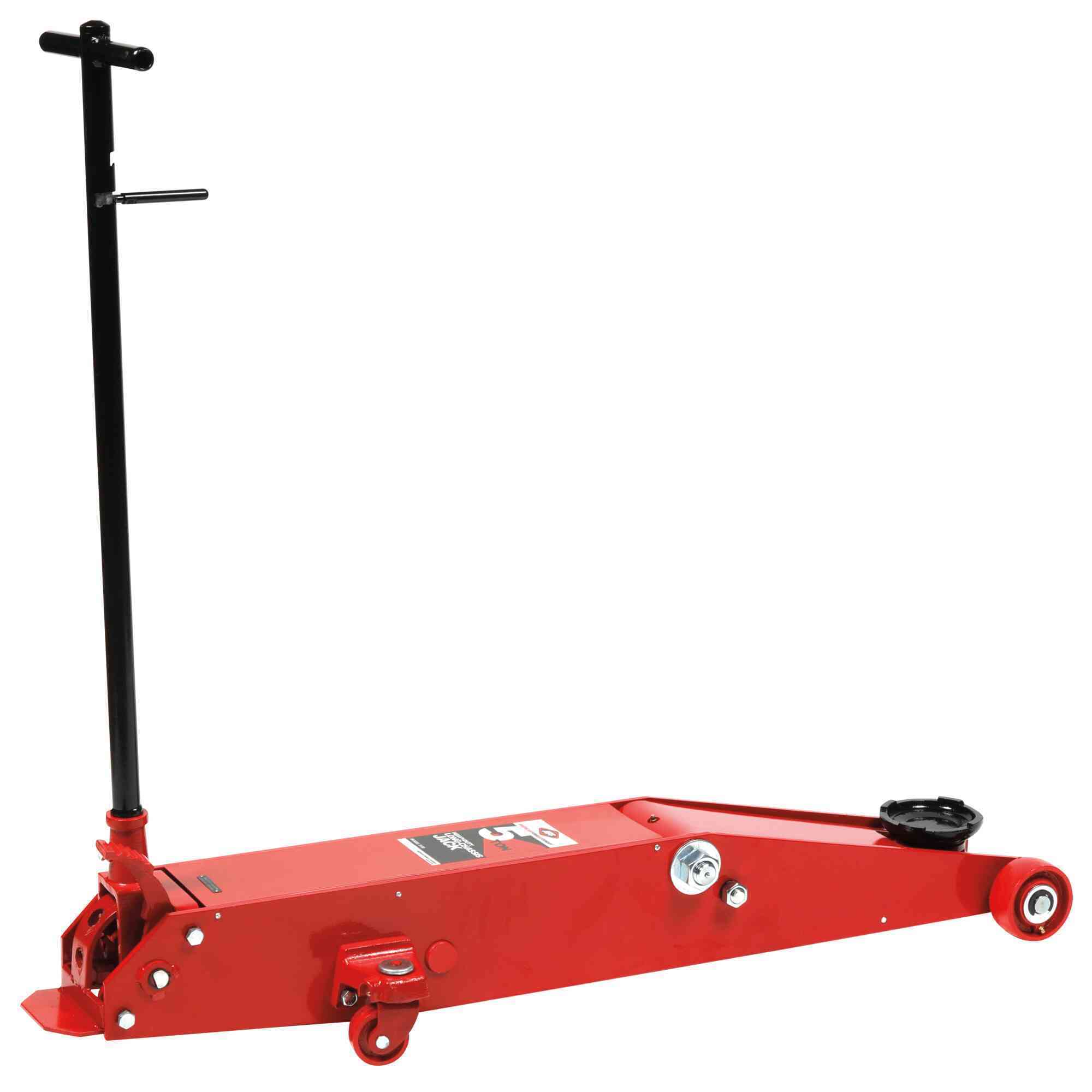 American Forge & Foundry Service Jack — 5 Ton Capacity, Long Chassis, Manual, 6in. Min Height to 22.5in. Max Height, Heavy Duty, Model# 3120